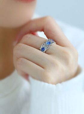 戒指女925纯高级感可调节