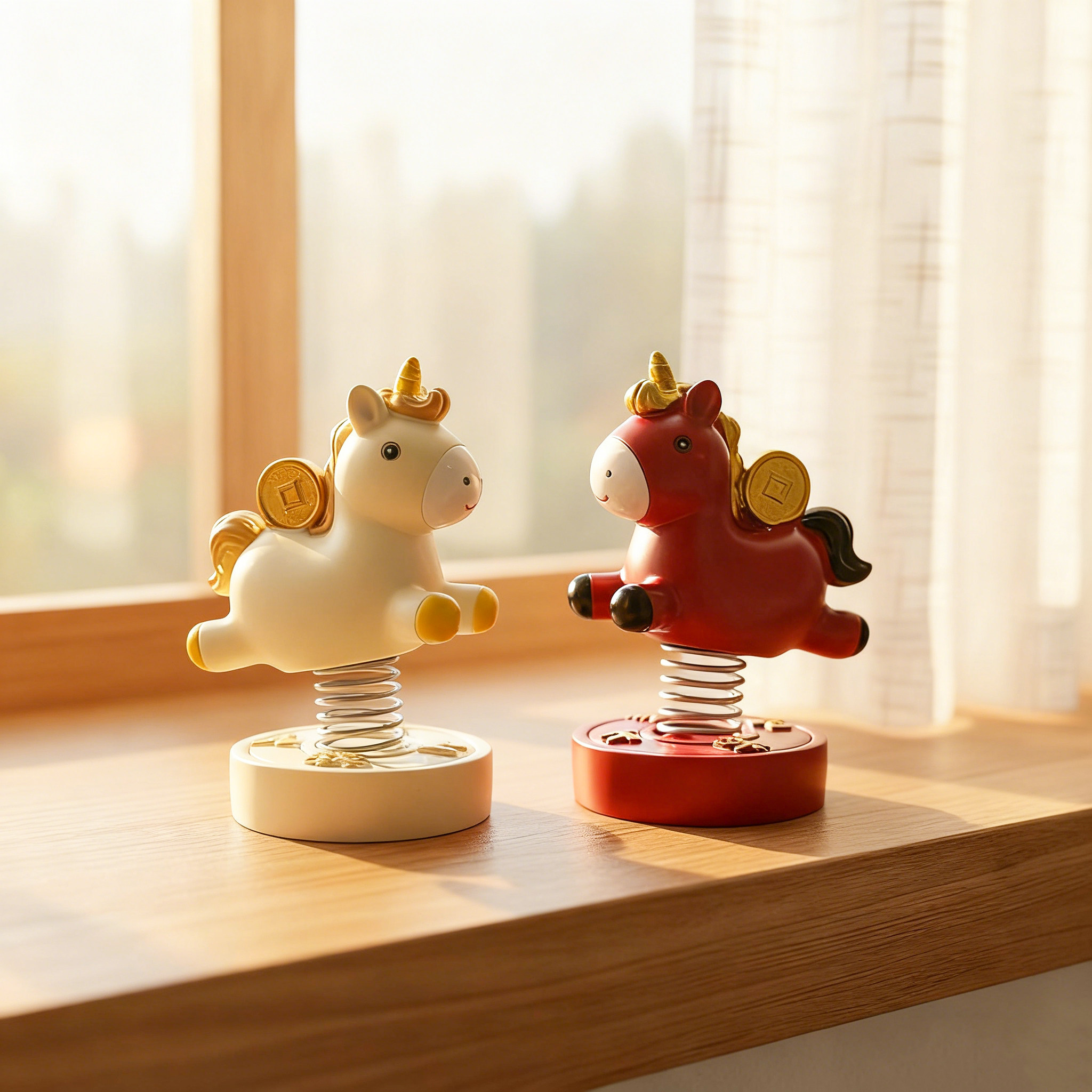 可爱小马桌面摆件创意独角兽收纳盒硬币储存罐装饰品,家居饰品,桌面摆件,淘宝优惠券,粉丝福利购,淘宝优惠卷