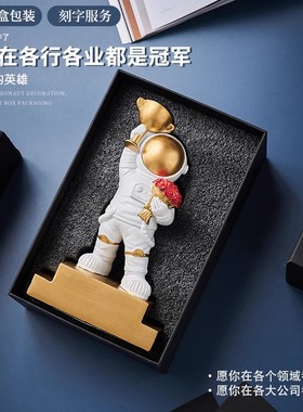 宇航员树脂装饰摆件生日礼物