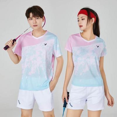 情侣款羽毛球服男定制网球服运动裙印字速干透气专业裤乒乓女套装