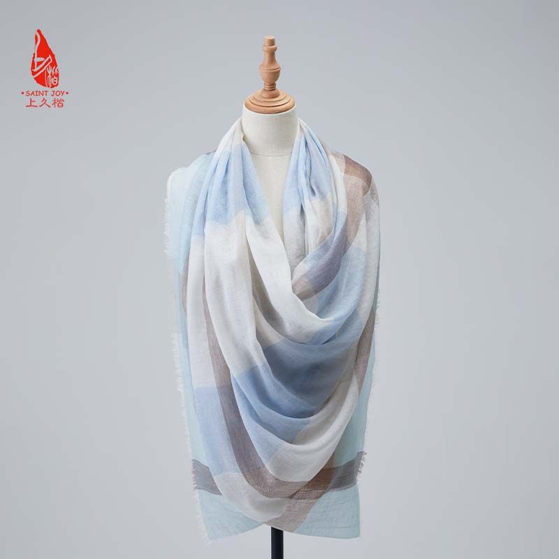 上久楷春秋冬女羊毛披肩