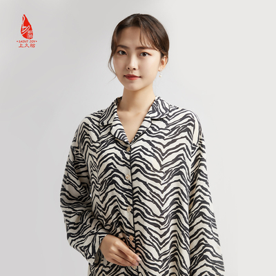 SAINTJOY/上久楷春秋冬长袖睡裙