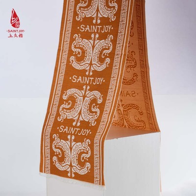 SAINTJOY/上久楷 丝毛围巾 丝毛长巾 祥瑞龙纹 CJS23024