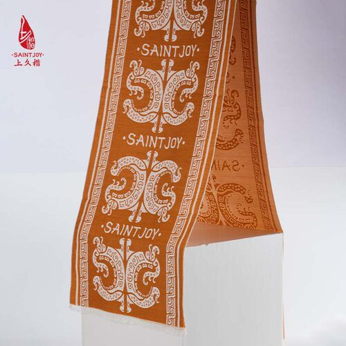 SAINTJOY/上久楷 丝毛围巾 丝毛长巾 祥瑞龙纹 CJS23024