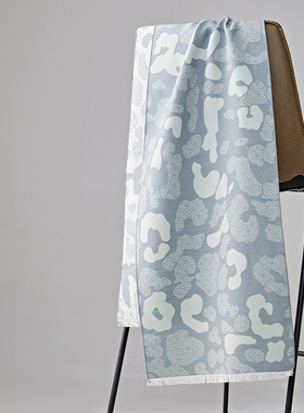 上久楷SAINTJOY/上久楷 丝毛长巾 豹韵华章 CJS24001