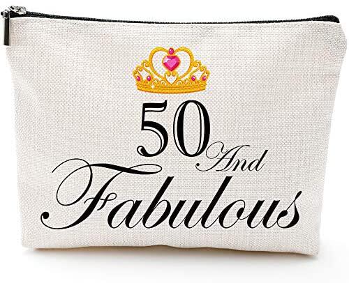 50 and fabulous,50th birthday gifts for women, boss,wife,mot