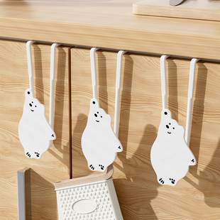 门后挂钩置物架可爱铁艺免打孔柜子衣服挂衣钩家用壁挂式收纳挂架