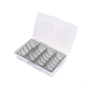 日本进口硬币收纳专用零钱盒抽屉小票据分隔放纸币钱币现金储存盒