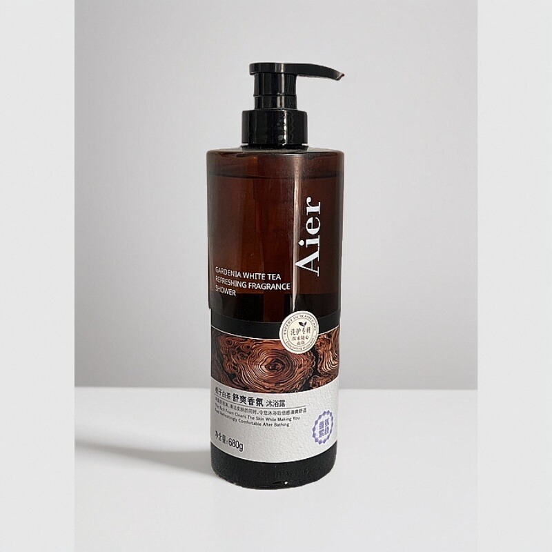 艾儿沐浴露680g栀子白茶留香大瓶