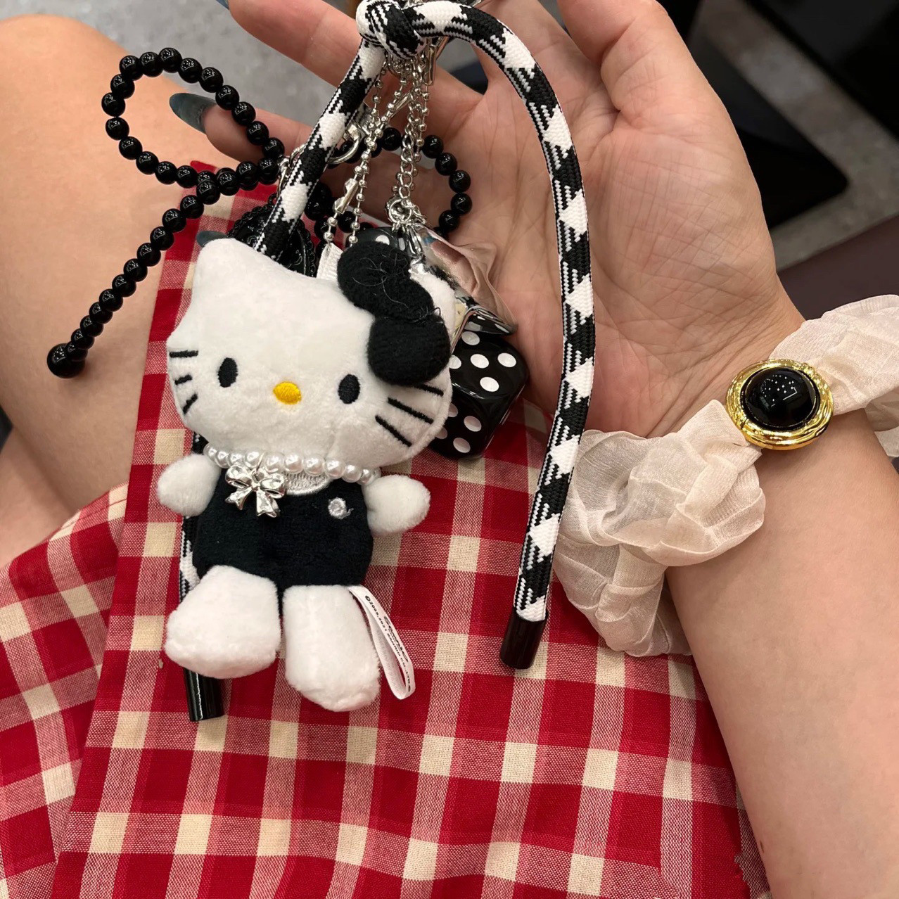 可爱凯蒂猫卡通公仔包挂件钥匙扣