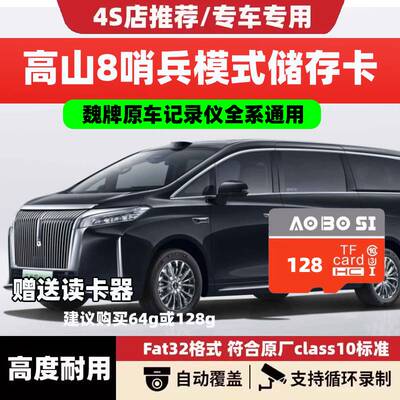高山8哨兵模式专用存储TF卡行车记录仪魏牌全新高山8内存卡高速sd