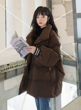 棉服女潮ins冬季2023新款洋气小棉袄小众设计感可盐studio面包服