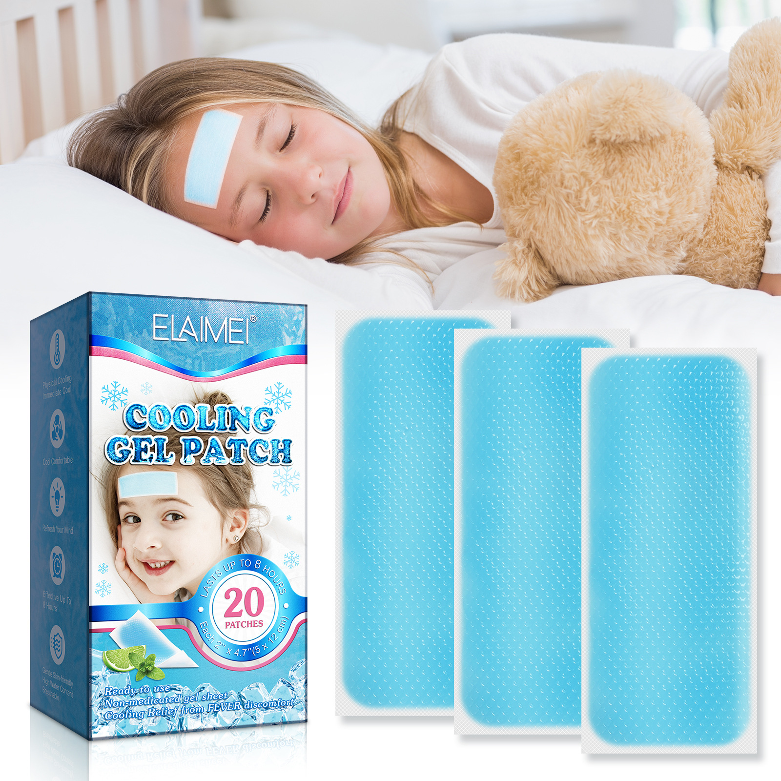 ling Patch Adult Physical Cooling Patch Forehead Cold Patch