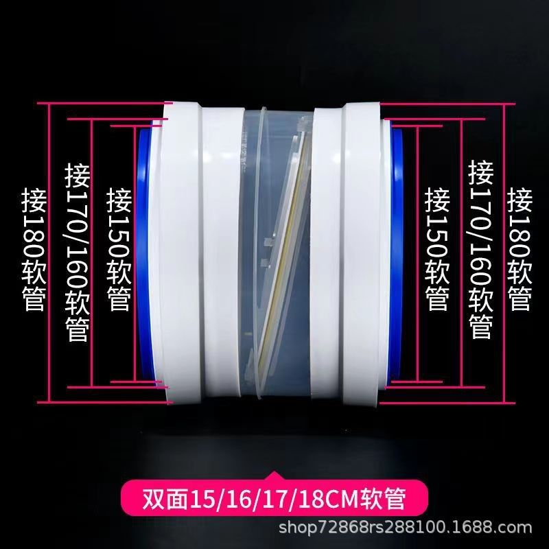 160PVC管用 管道止逆阀油烟机逆止阀烟道止回阀 防烟宝防串味