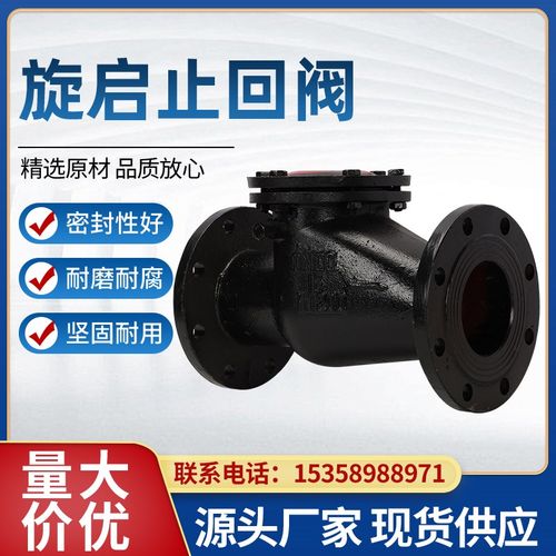 铸铁旋启止回阀 单向阀 法兰连接 DN65 80 100 200 300 400 500