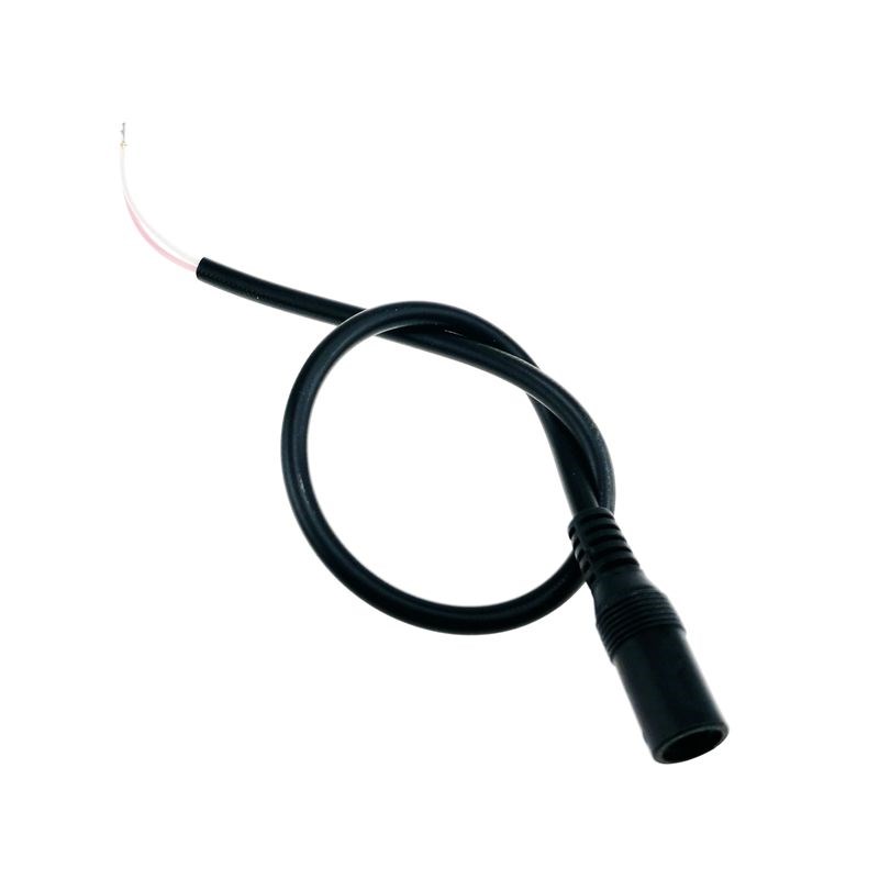 纯铜5.5*2.1mDC电源线公头直流插头监控红黑直流电源接头12V24V