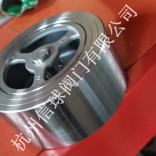 不锈钢304 40P软密封40公斤光面重型加厚对夹 316L高压止回阀H71W