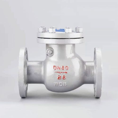 H44H-16C25C铸钢法兰旋启式止回阀耐高温单向阀蒸汽逆止阀2寸DN50