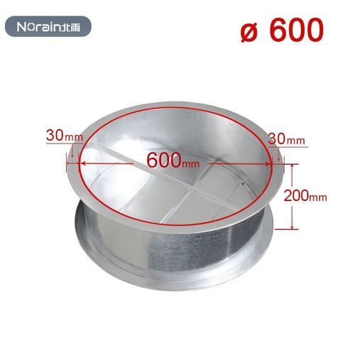 镀锌多叶止回阀 单向阀 风管烟道圆形蝶阀 管道风量调节阀 止逆阀