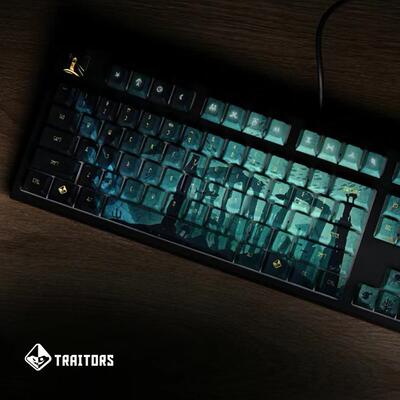 亚特兰蒂斯键帽客制化背骨玩家