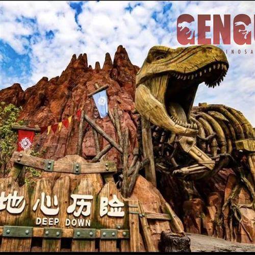 恐龙骨架化石骨架化石复制品化石模型