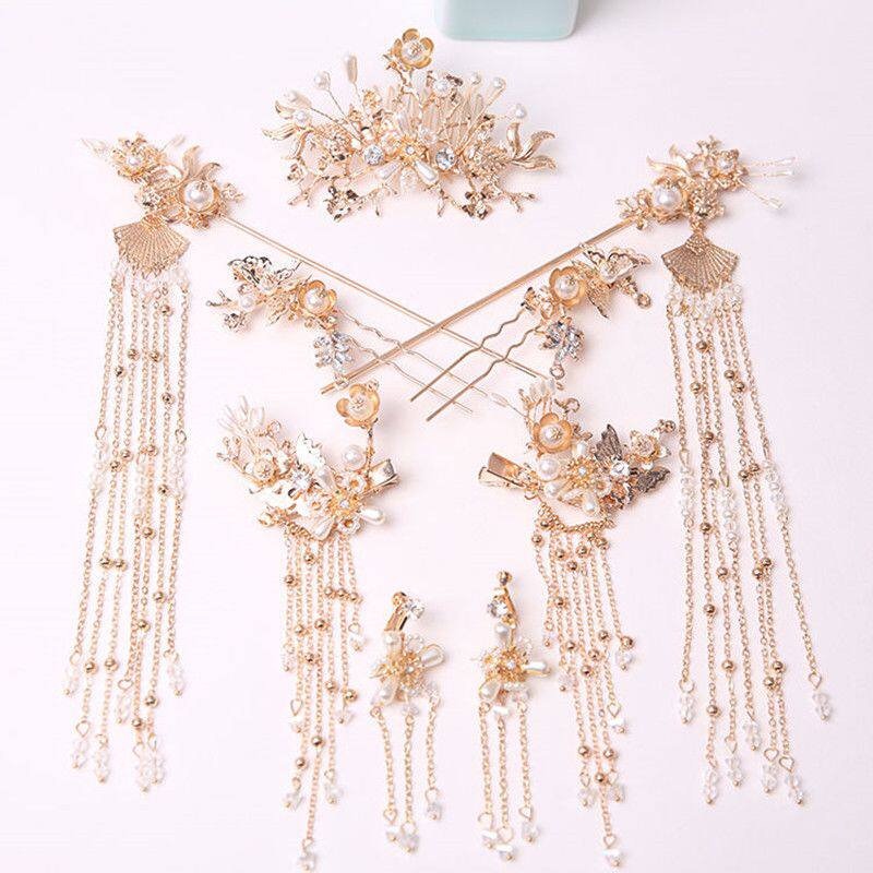 汉服头饰全套簪子发簪发冠头冠女流苏超仙步摇古风古装发饰配饰品