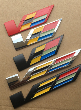 适用凯迪V车标ATSL XTS CT6 XT4 CTS XT5 标改装金属车贴/中网标