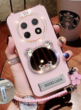 适用于华为荣耀X60pro手机壳honorx60Por曲屏硅胶HONOR新款BRP一AN80保护套镜面Pr0叉XPr0全包0n0r潮女款on0r