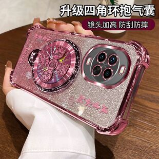 适用华为nova14活力版手机壳nove14新款保护套TYR一AL00硅胶带镜头膜NOVA14活力全包透明note风生水起支架女