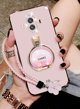 华为mate10手机壳mt10pro保护套镜面ALP一AL00硅胶手绳m10por全包BLA防摔meta软壳支架TL外壳ALOO个性met女潮