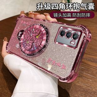 viviT防摔viov风生水起支架viv0保护套vivotl女潮 V2115A新款 适用vivoT1手机壳vivo T1硅胶vivo全包voviT新款