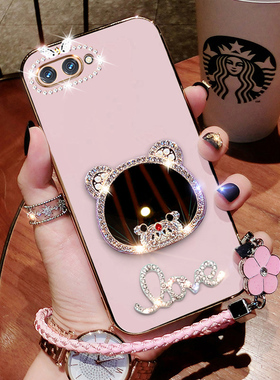 oppor11手机壳R11plus新款保护套oppor11t硅胶镶钻puls全包st防摔s软壳opr带镜子opor女opopr0pp0可爱oopor潮