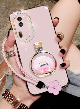 opporeno11手机壳reno11pro保护oppo硅胶套5G全包镜头opporeon防摔PJH110软壳镶钻por带支架115g女潮reon新款