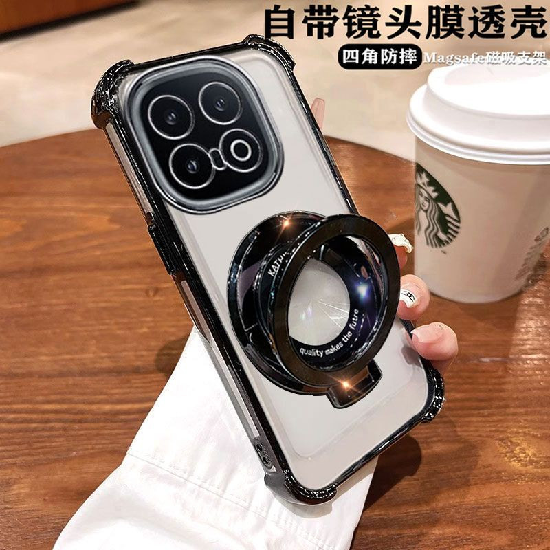适用V2505A新款全包气囊vivoiqoo15手机壳iqoo15保护硅胶套vivo带镜头膜iq0015防摔透明软磁吸支架icoo爱酷女