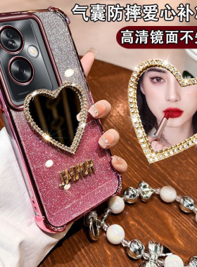 OPPOA2手机壳PJB110防摔镶钻OPPO保护A2硅胶套5G镜头全包opa2外壳oppa带镜子opooa女opopa25g新款oppopjb高级
