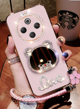 适用vivoY300Pro手机壳Y300Por新款vivo硅胶V2410A保护套带钻vovoy全包防摔viviy潮女por软壳丫vivov外壳高档