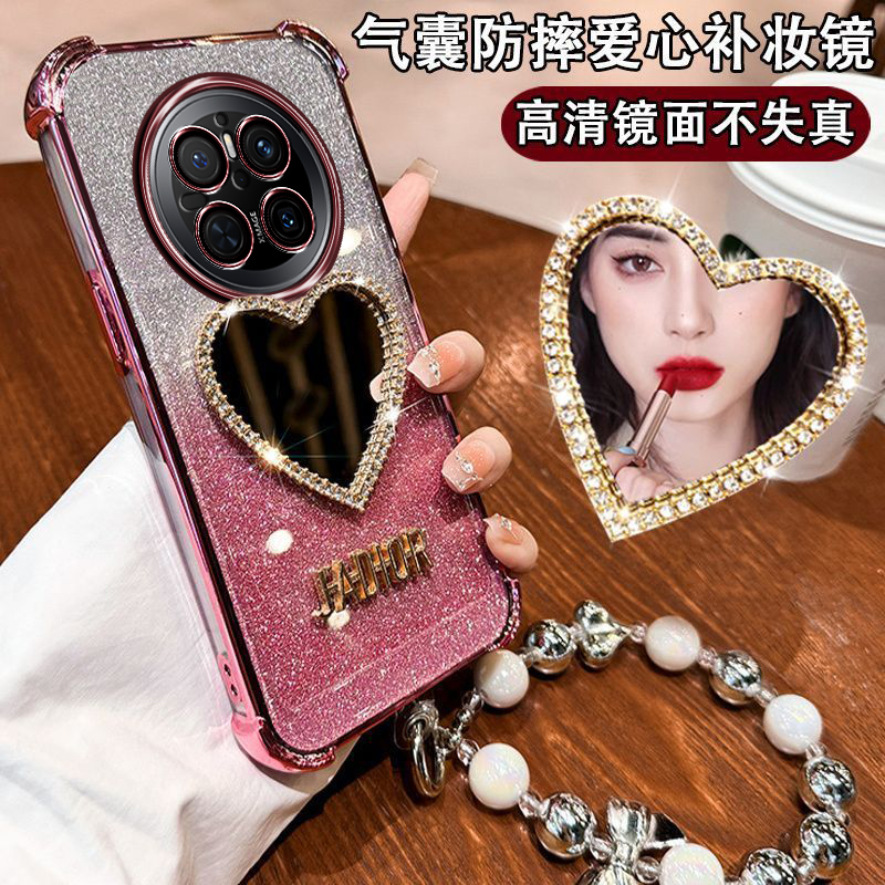 适用华为mate70手机壳mete70pro保护魅特70por十硅胶套mt气囊CLS-AL00全包防摔meta透明软壳m70加女新款p高级