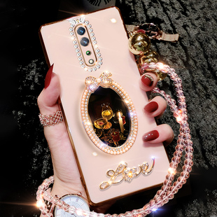 opporenoZ手机壳renoz新款硅胶PCDM10全包镜头renoz保护套镶钻opp0pp0pporenoz超薄renoz网红款opporeonz潮女