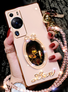 适用于华为p60手机壳P60pro新款保护套MNA一AL00镜头全包LNA软壳p6o硅胶镜面por女pr0超薄p6opro外壳ALOO高级