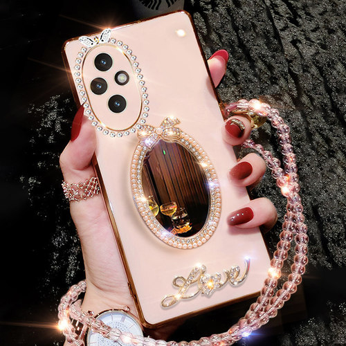 华为荣耀200硅胶全包镜面新款