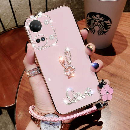 一加ace2v手机壳1加aec2V保护套5G新款PHP110硅胶全包oppo软壳oneplusace可爱acev2v带支架1+AEC潮女款十创意