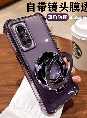 华为nova8手机壳nove8pro保护套镜头膜ANG一AN00新款全包5G硅胶BRQ防摔8por透明软n8nowa外壳带支架novo男女