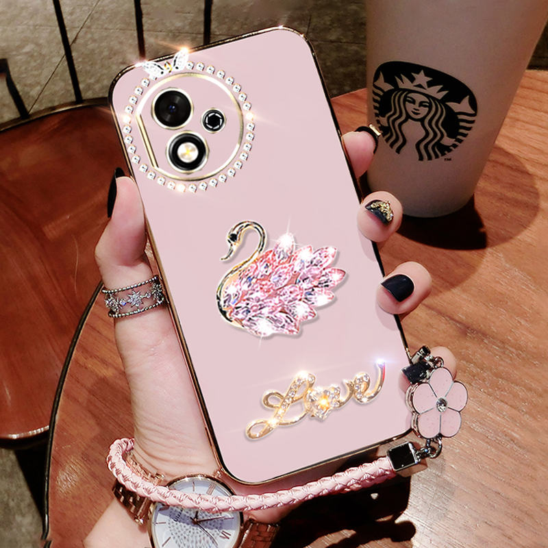 华为畅玩50硅胶镶钻全包新款