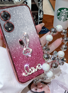 oppoA58手机壳网红oppo保护A58x硅胶套PHJ110全包镶钻opa防摔PHJ58透明opρoa软oopoa高级感x5g新款585g女潮