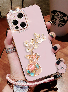 oppofindx3手机壳findx3pro保护套镶钻find硅胶oppofx全包PFFM10新款防摔oppofandx个性创意op女oppofⅰndx潮