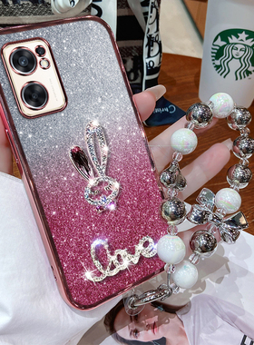 opporeno7se手机壳oppo保护reno7es硅胶套镶钻5G全包PFCM00新款透明opporeon女reon潮oppreno7外壳o0pp0ppo潮