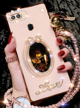 oppoa7x手机壳pbbm00新款A7n硅胶pbbmoo保护套A7外壳补妆镜opppa简约oopoa0pp0软opopa全包opa超薄opooa女潮