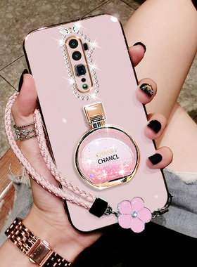 oppoReno10倍变焦手机壳PCCM00新款硅胶reno十倍变焦版保护套镶钻0pp0ppo全包opop女潮oppreno带支架opreno薄