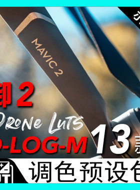 Dlog D-log-m 御2 影级LUTS调色预设包Mavic Pro 2 Zoom 调色