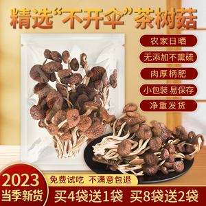茶树菇干货50g新货无硫农家日晒不开伞干茶树菇干香菇土特产煲汤